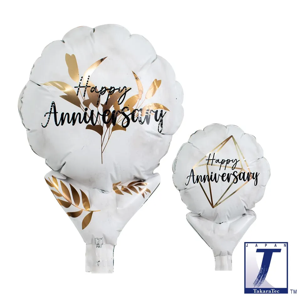 takara-upright-round-luftballon-happy-anniversary image 1