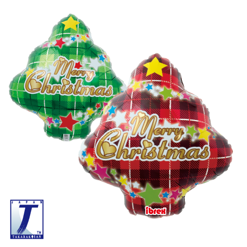 takara-ibrex-shape-15-folienballon-tartan-tree-rot-gr-n image 1