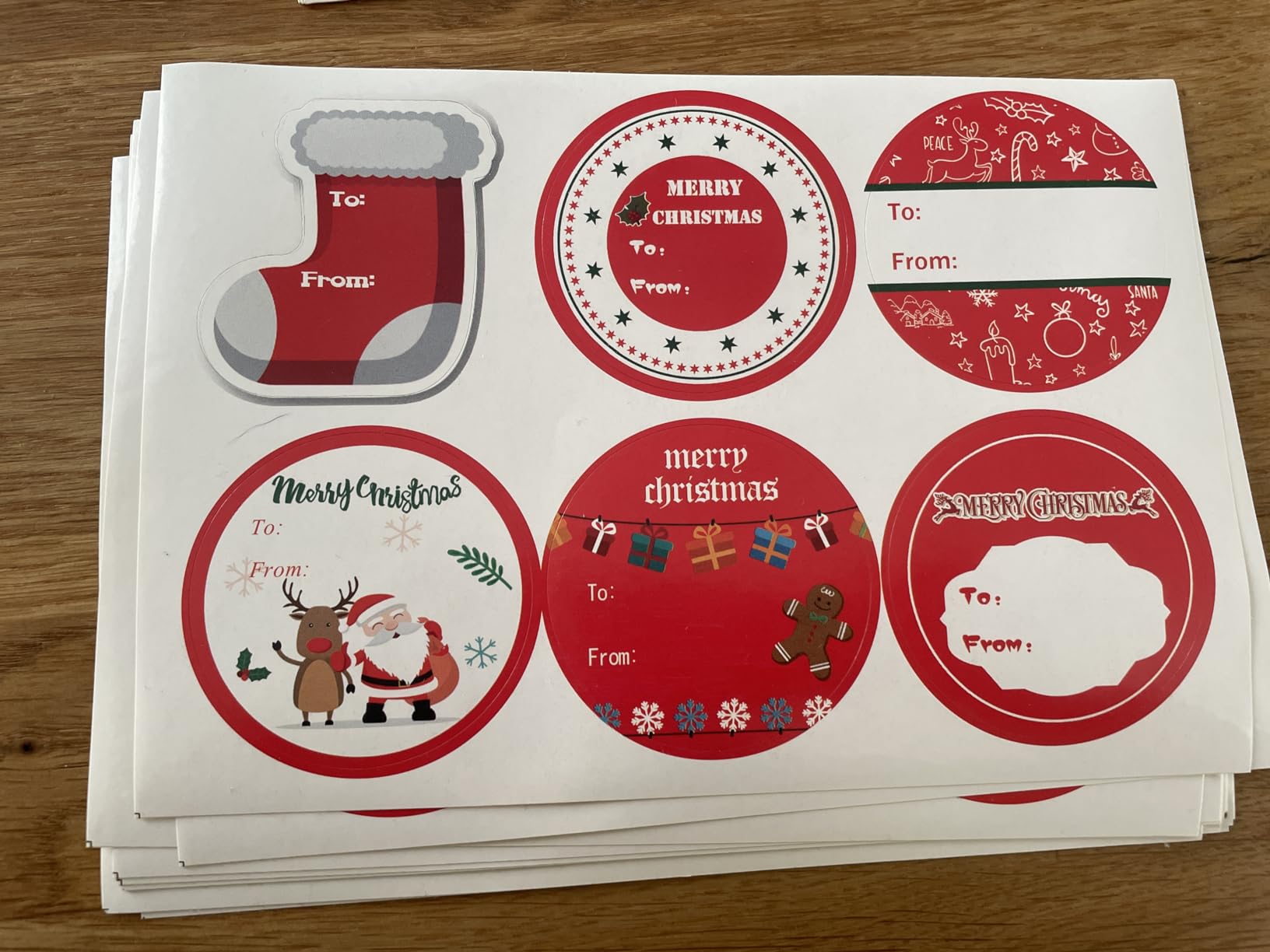 Viele Sticker