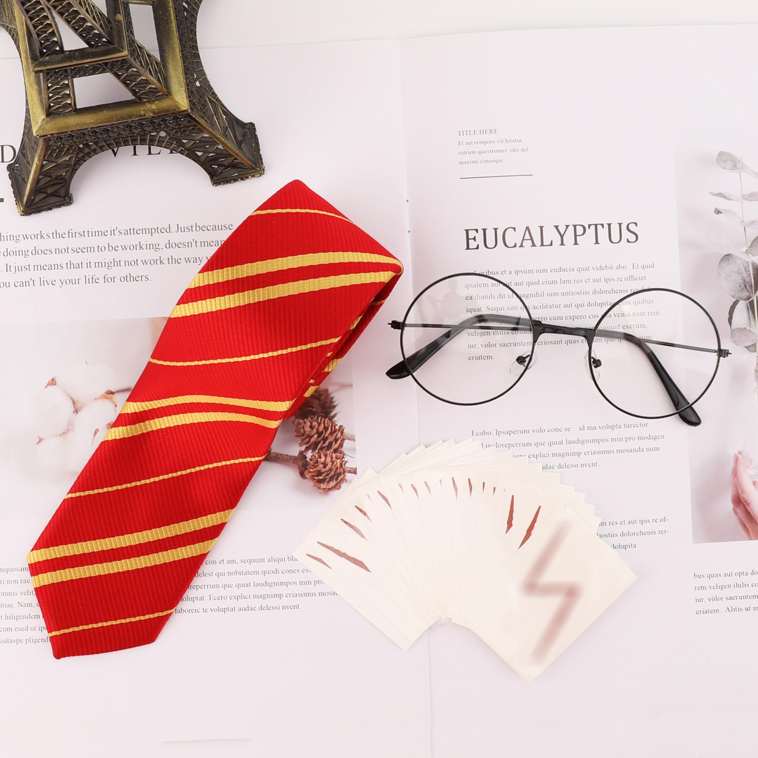 howaf-zauberer-kost-m-set-a-krawatte-brille-20-blitz-tattoos image 4