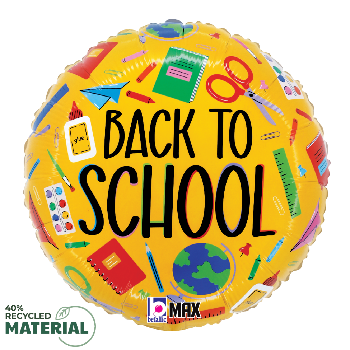 betallic-folienballon-back-to-school-supplies-45-cm-schule image 1