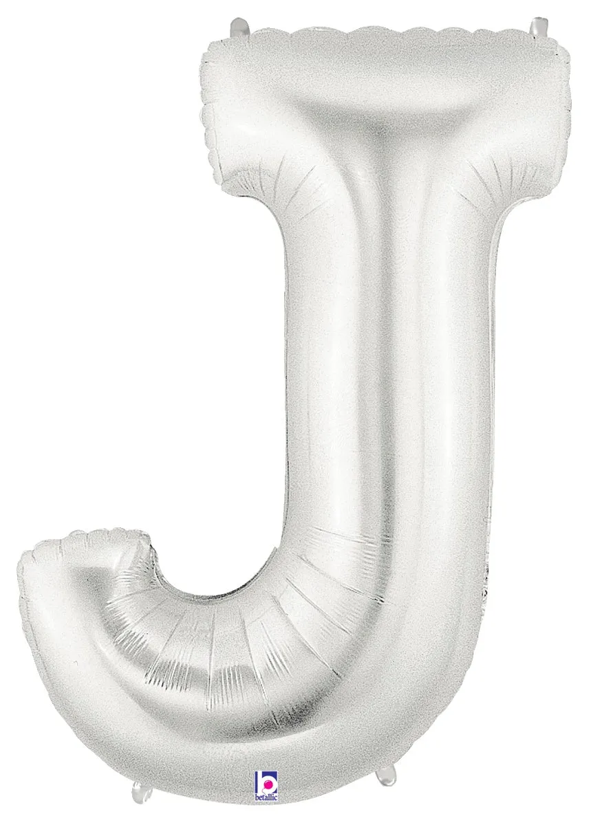 betallic-letter-j-silver-folienballon-megaloon-jr-14-zoll image 1