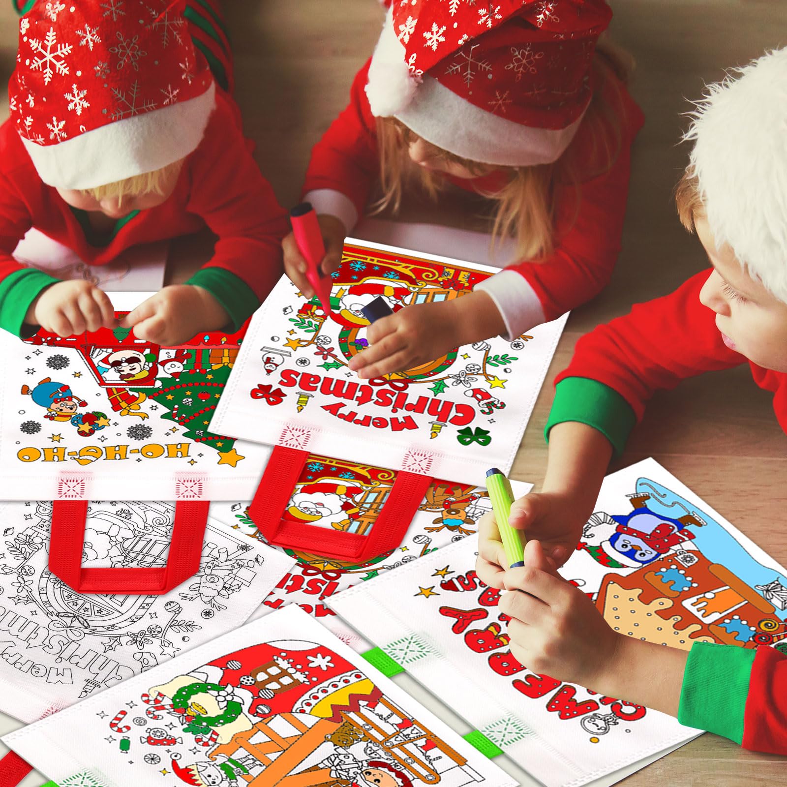 howaf-stoffbeutel-weihnachten-bemalen-12-taschen-24-stifte image 6