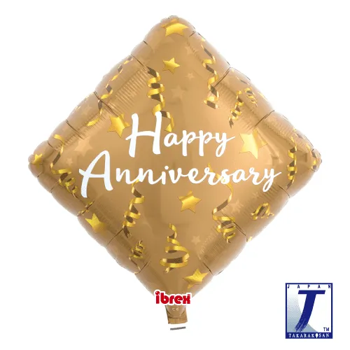 ibrex-dia-14-zoll-folienballon-happy-anniversary-star image 1