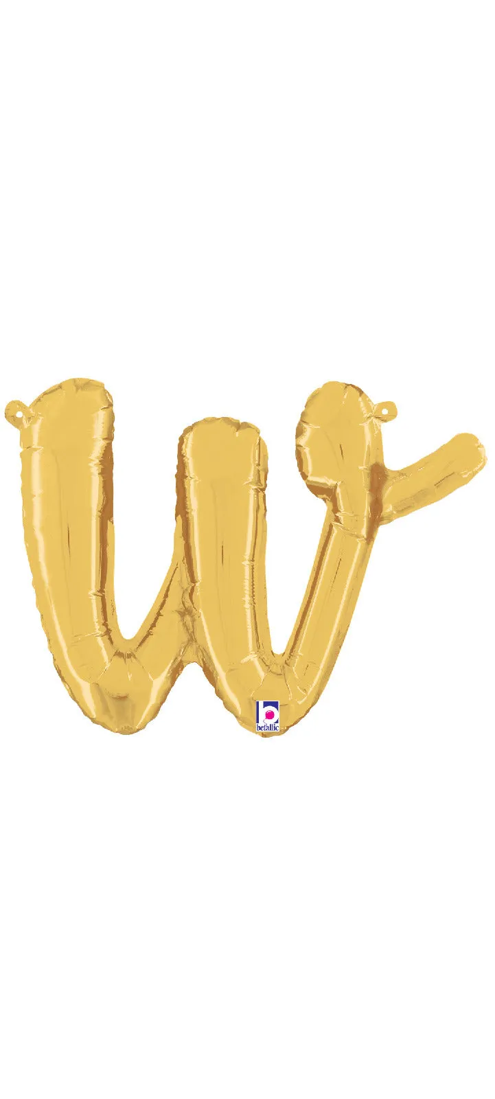 betallic-script-letter-w-gold-folienballon-14-buchstabe image 1