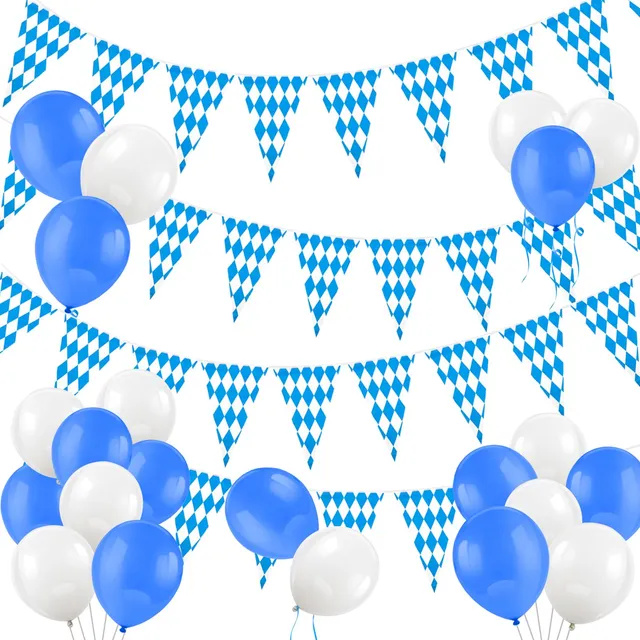 howaf-oktoberfest-deko-set-wimpelkette-30-luftballons image 1