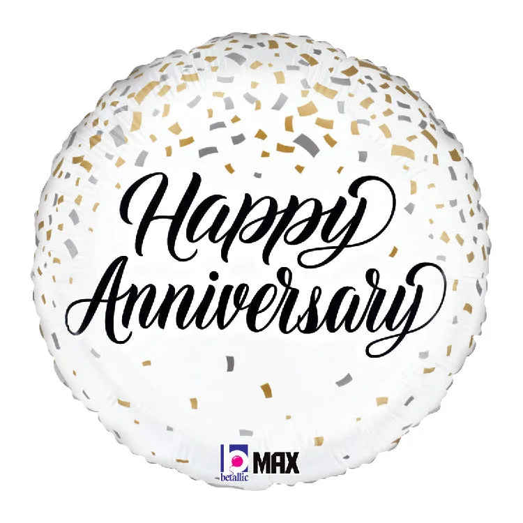 betallic-anniversary-metallic-confetti-folienballon-18-zoll image 1