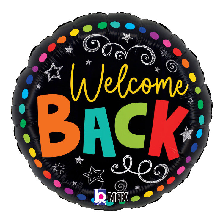 betallic-colorful-welcome-back-folienballon-18-zoll-bunt image 1