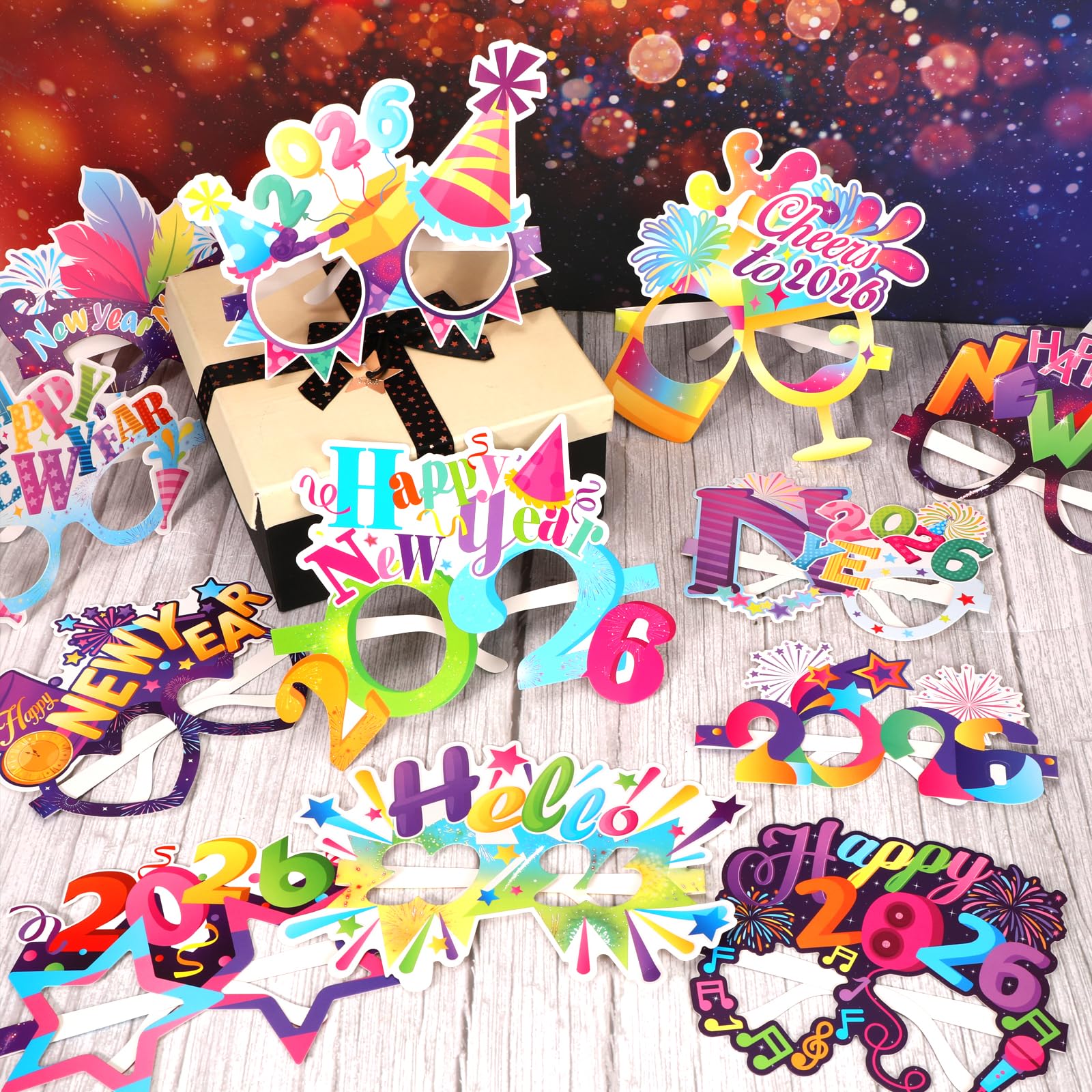 howaf-2026-silvesterbrille-partybrille-bunt-24-st-ck-papier image 7