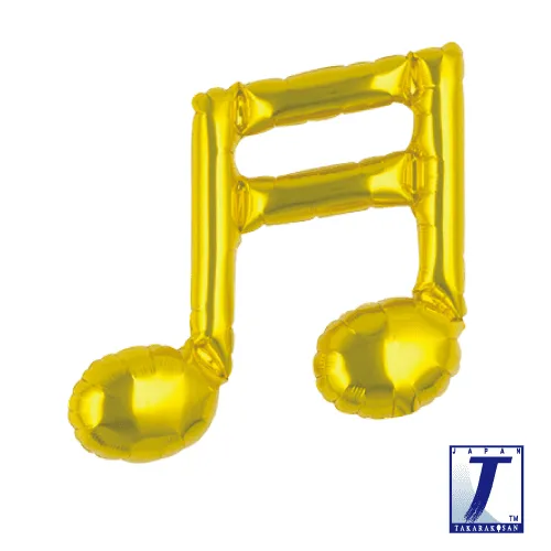 takara-ibrex-music-tone-double-folienballon-metallic-gold image 1