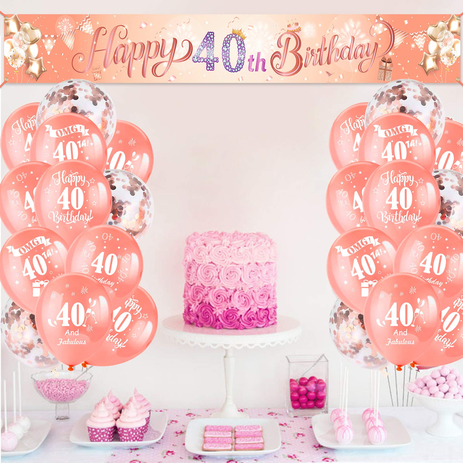 howaf-40-geburtstag-banner-stoff-ros-gold-274x37-cm image 4