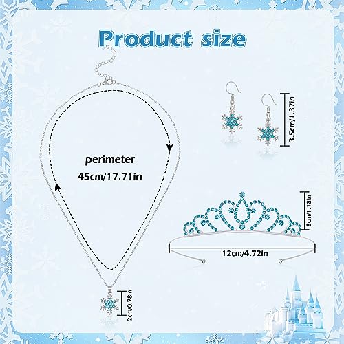 howaf-elsa-kost-m-damen-zubeh-r-set-mit-krone-blau image 6