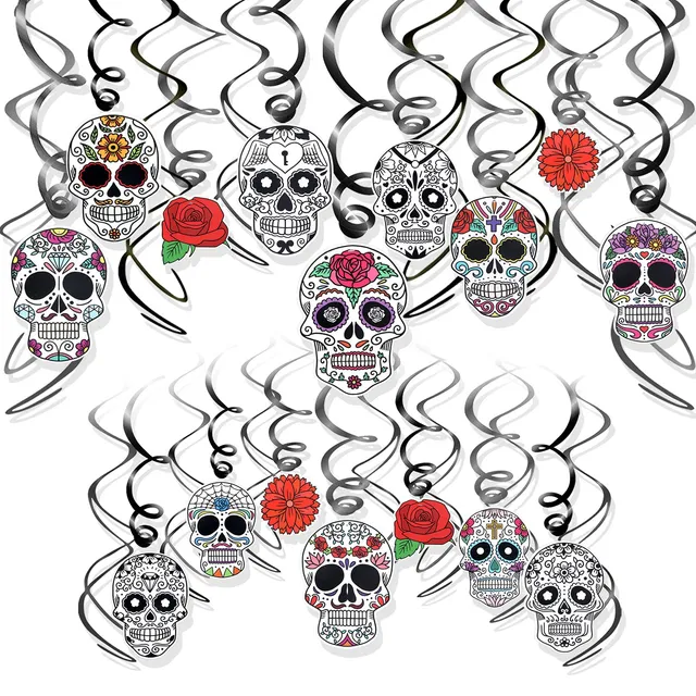 howaf-halloween-deko-tag-der-toten-spiralen-30-teilig-h-ngedeko image 1
