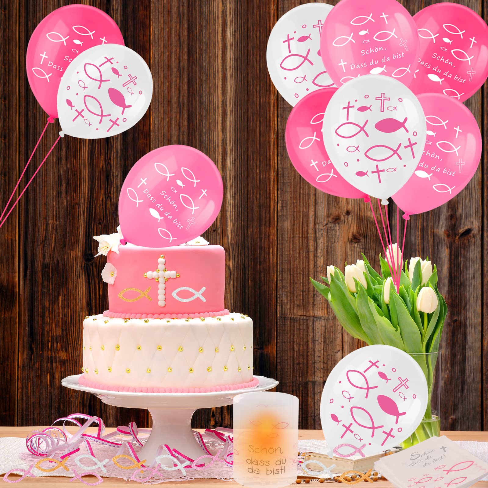 howaf-kommunion-deko-m-dchen-deko-set-mit-luftballons-fisch image 6