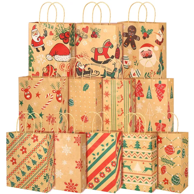 howaf-weihnachten-geschenkt-te-12-stk-23x18x8cm-kraft image 1