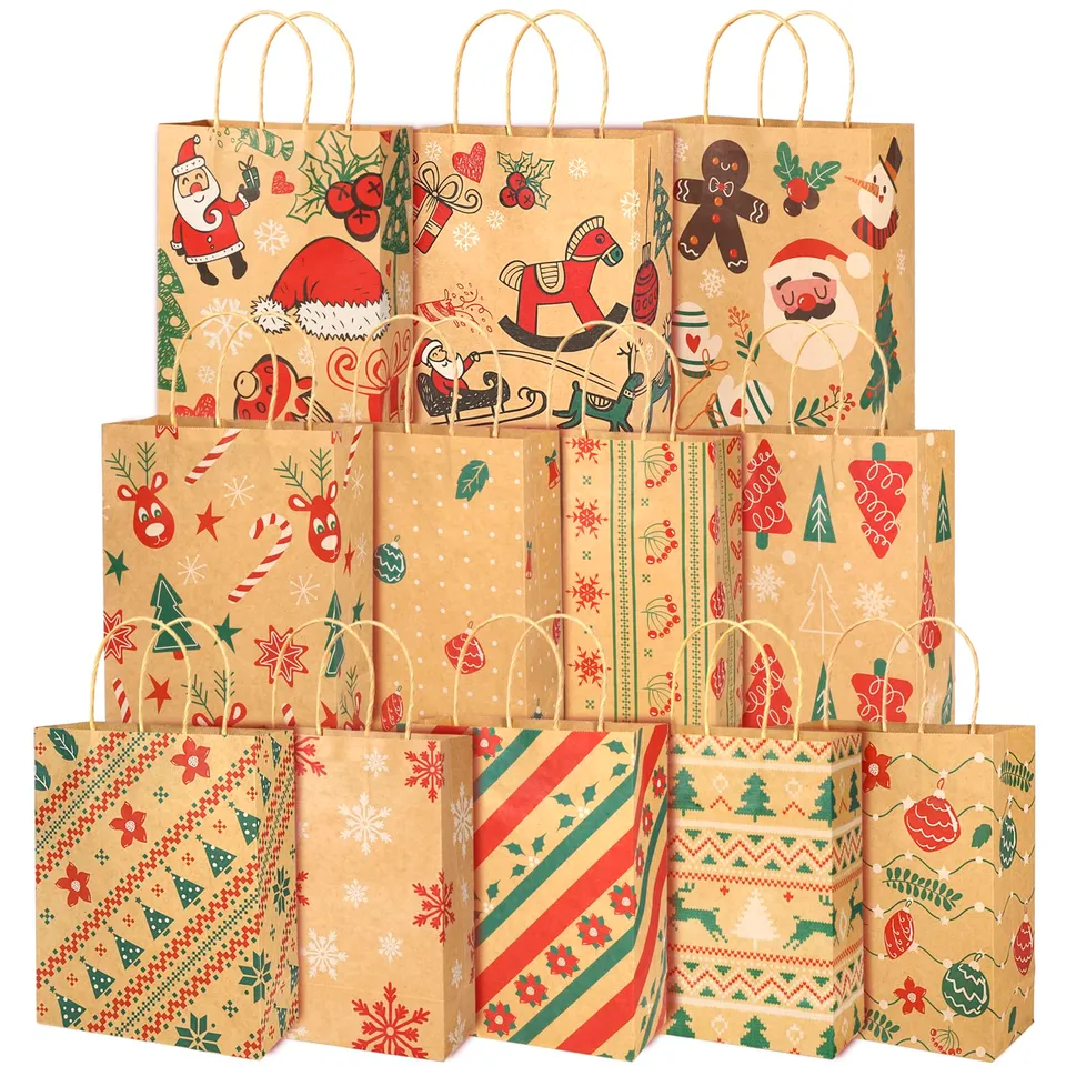 howaf-weihnachten-geschenkt-te-12-stk-23x18x8cm-kraft image 1
