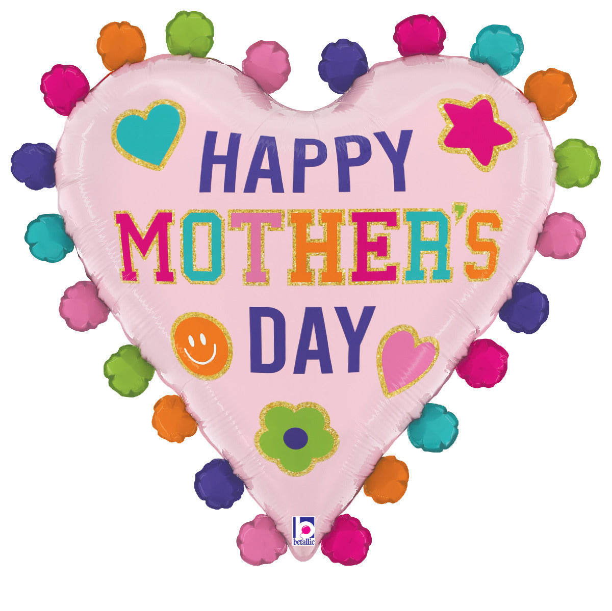 betallic-mother-s-day-heart-folienballon-27-zoll-herz image 1