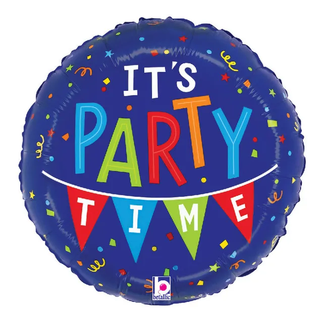 betallic-foil-ballons-party-time-confetti-banner-folienballon image 1