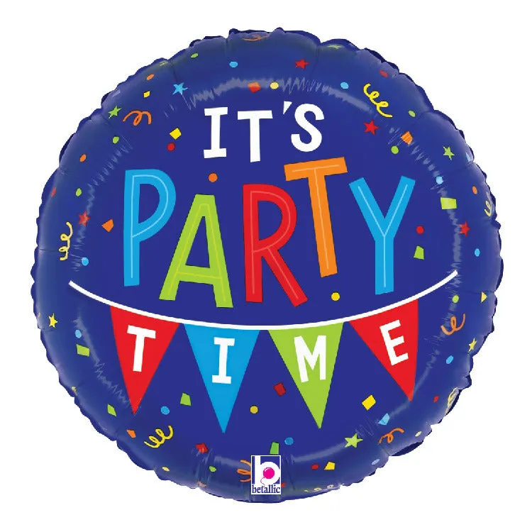 betallic-foil-ballons-party-time-confetti-banner-folienballon image 1