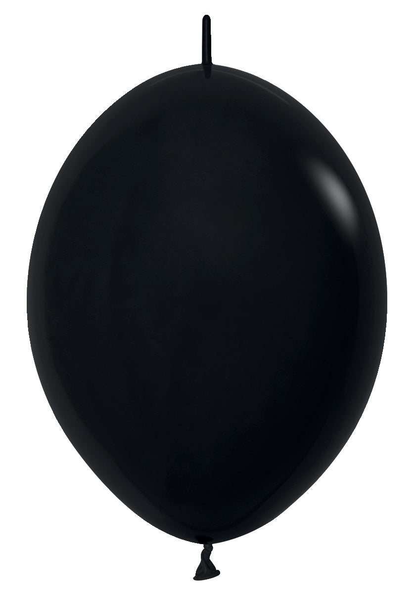 betallic-link-o-loon-deluxe-black-luftballons-30cm-50-st-ck image 1