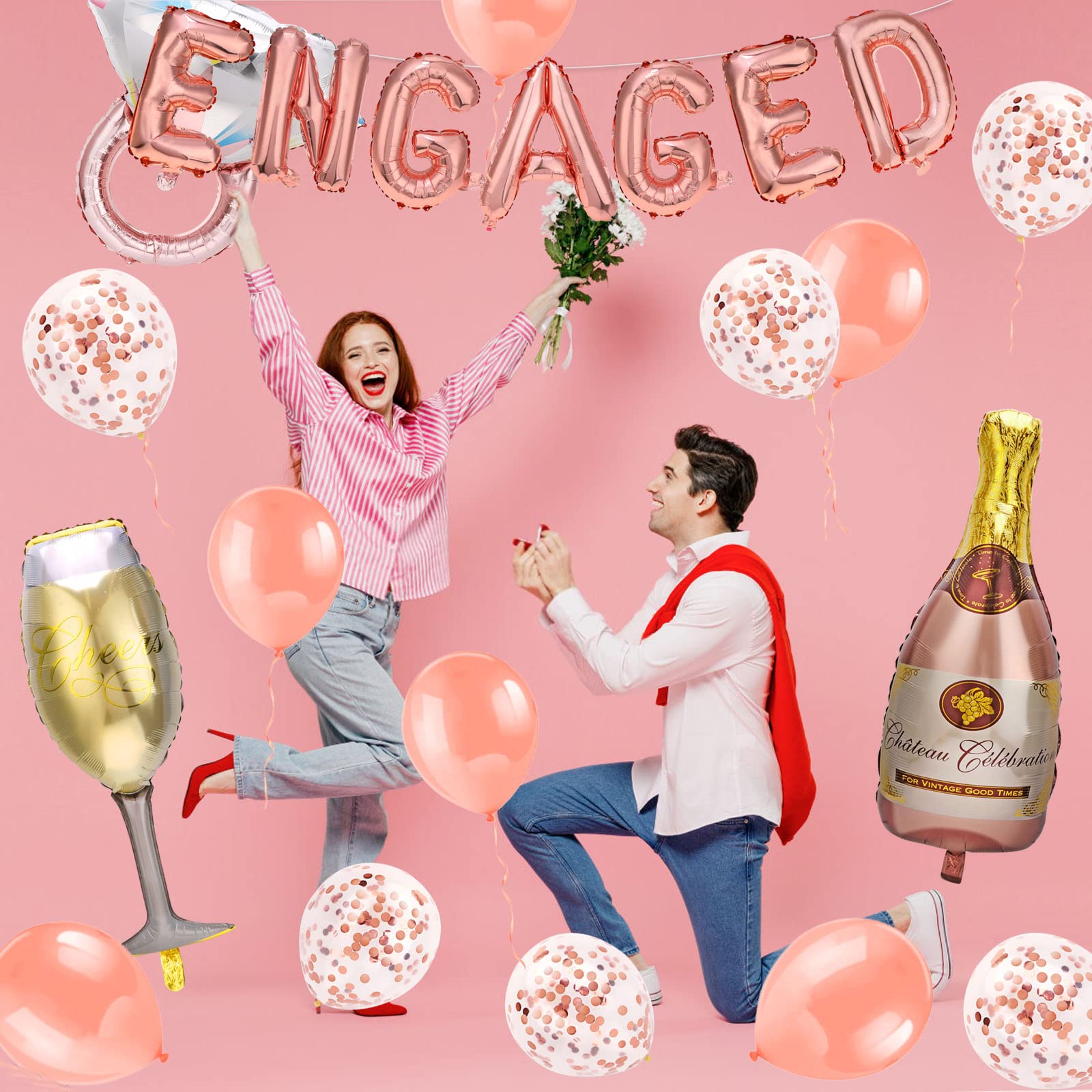 howaf-engaged-luftballons-verlobung-rosegold-set-she-said-yes image 5