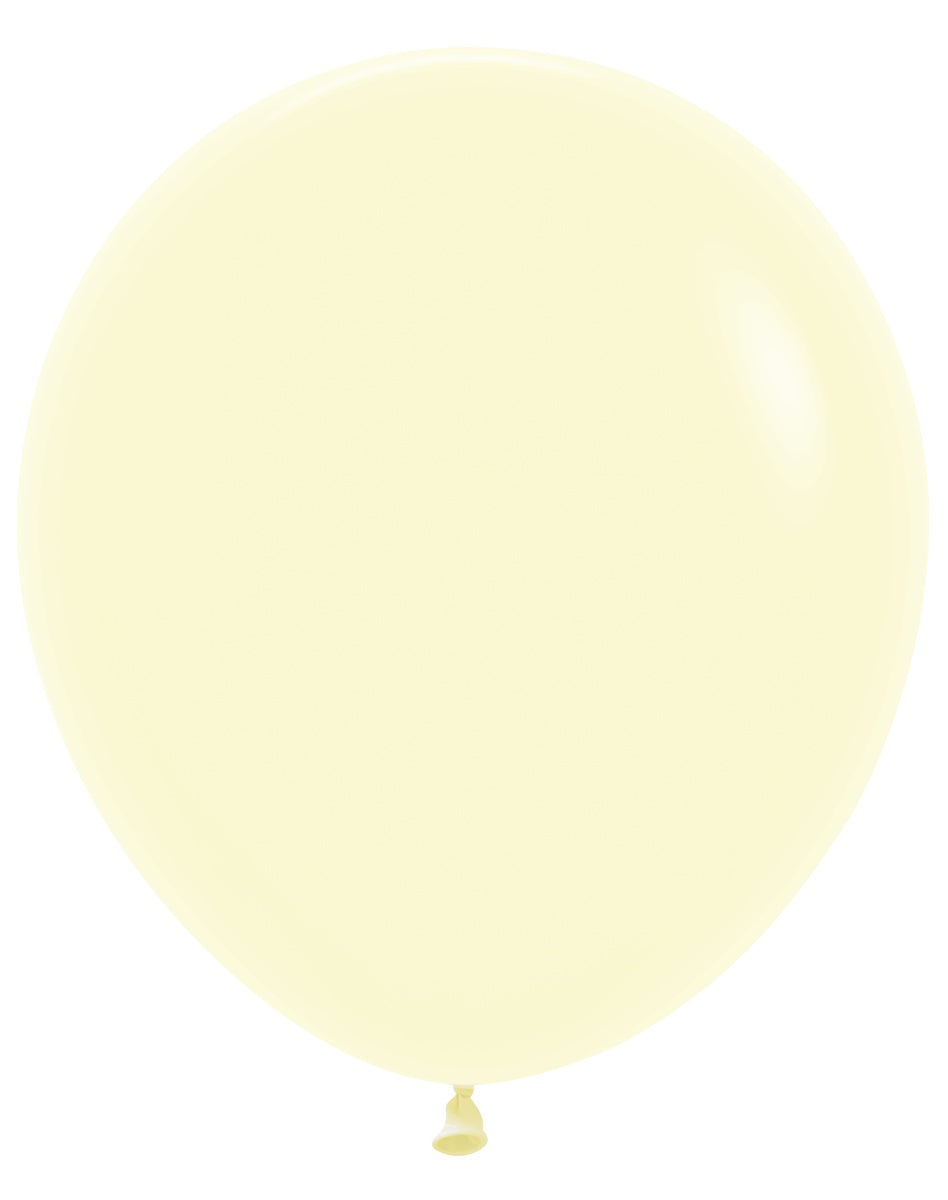 betallic-latex-balloons-pastel-matte-yellow-luftballons-11-10er-gelb-matt image 5
