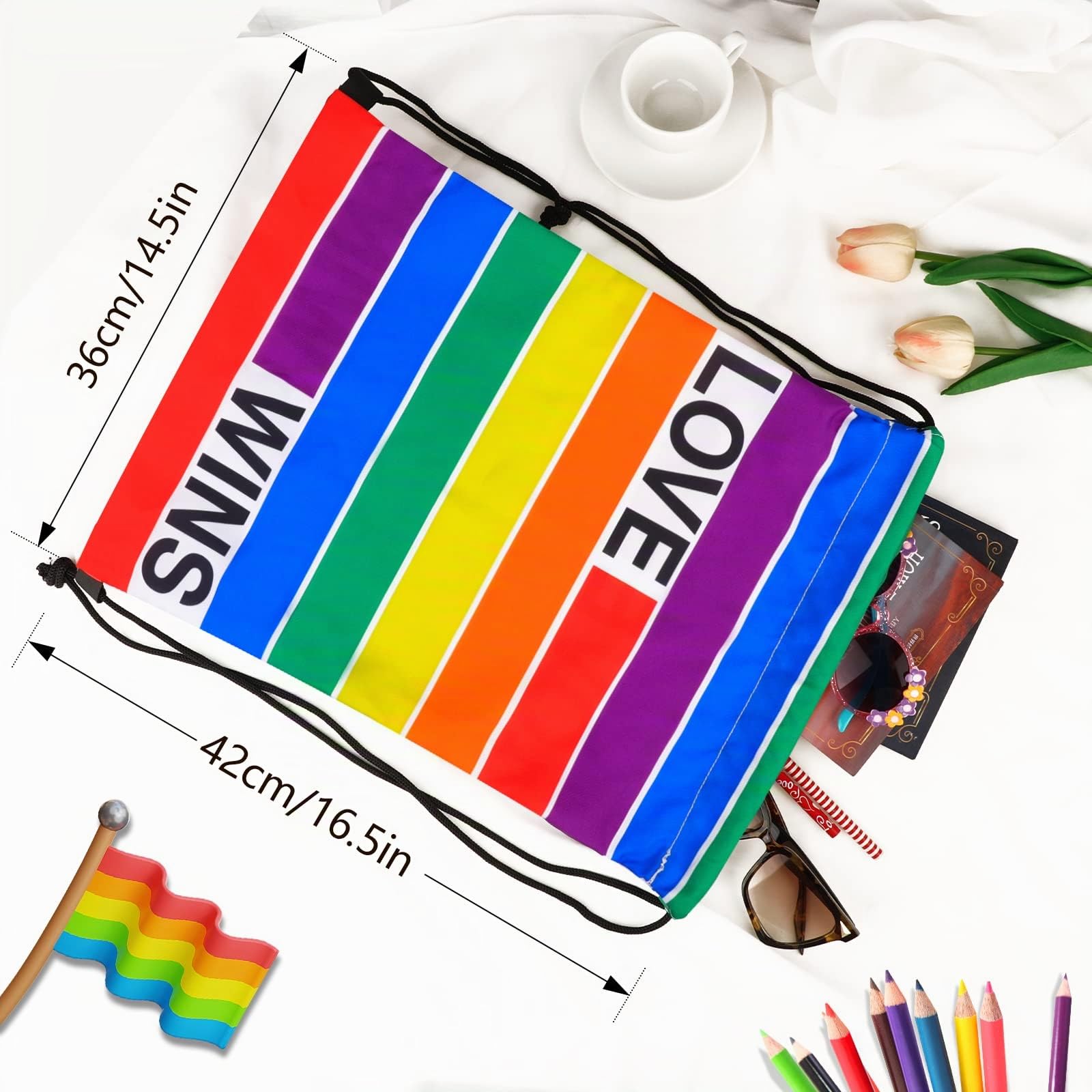 howaf-pride-regenbogen-turnbeutel-2er-set-nylon image 3