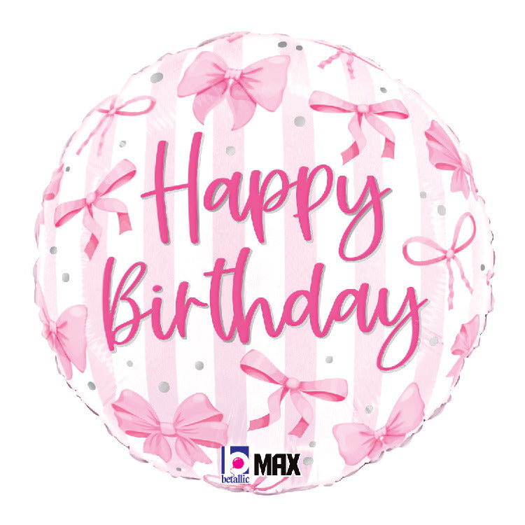 betallic-pretty-pink-bow-birthday-folienballon-18-rosa image 1
