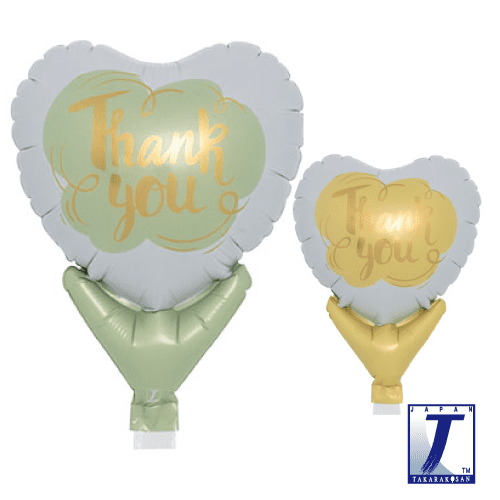 takara-upright-heart-5-zoll-thank-you-luftballon-hellgr-n-gelb image 1