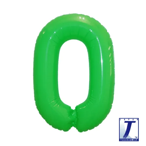 takara-ibrex-chain-balloon-folienballon-lime-green-kette image 1