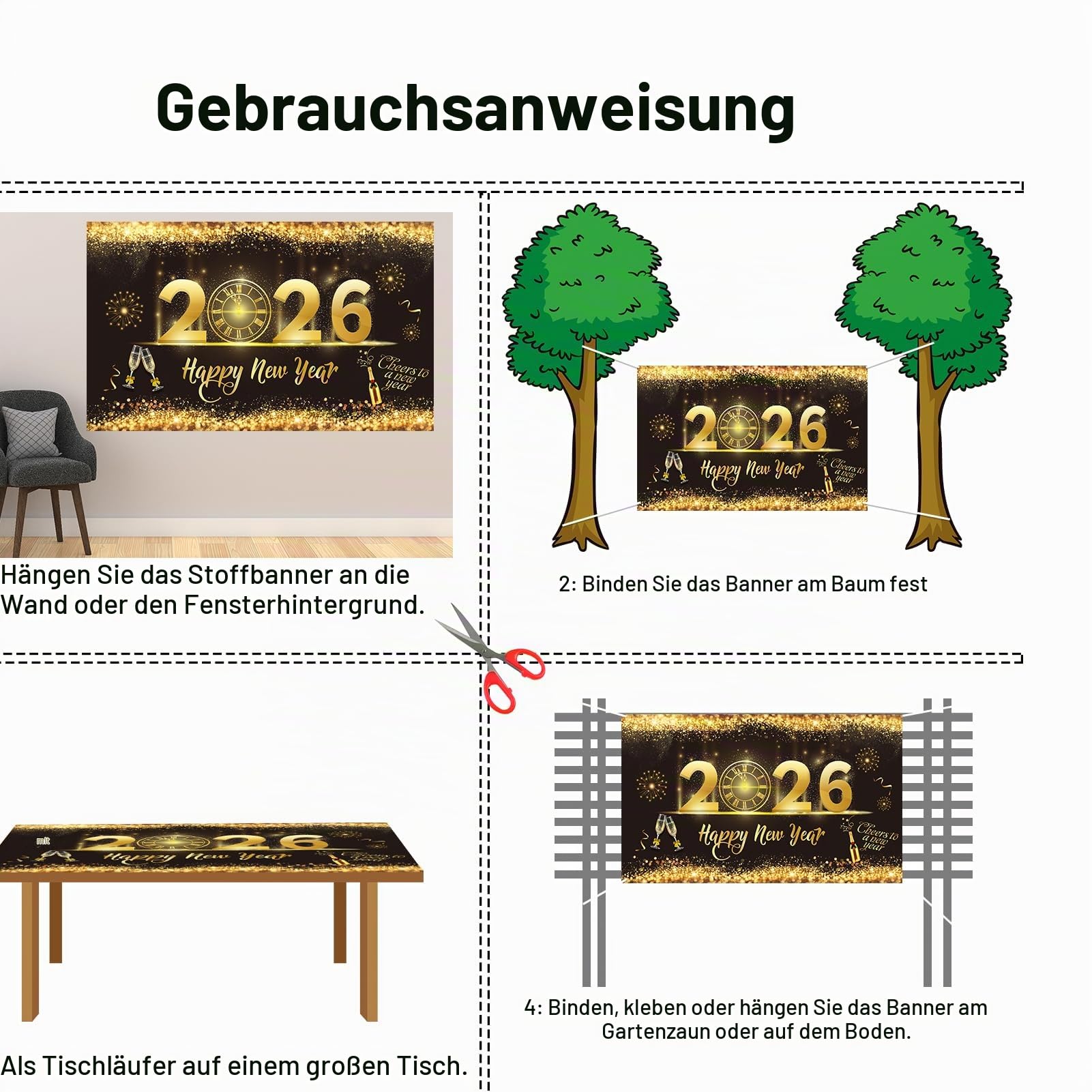 howaf-silvester-banner-2027-schwarz-gold-185x110-cm image 7