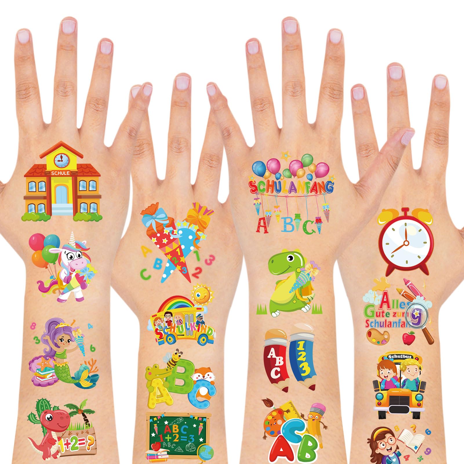 howaf-einschulung-tattoos-kinder-96-st-ck-schulanfang-set image 4