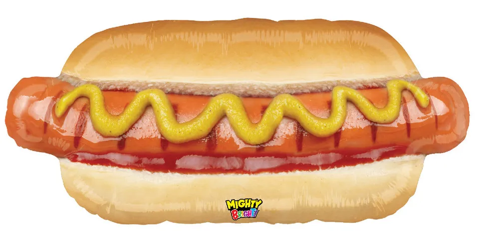 betallic-mighty-bright-mighty-hotdog-folienballon-32-packaged image 1