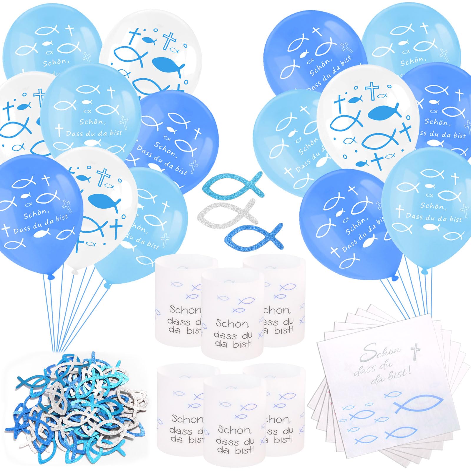 howaf-kommunion-deko-m-dchen-deko-set-mit-luftballons-fisch image 8