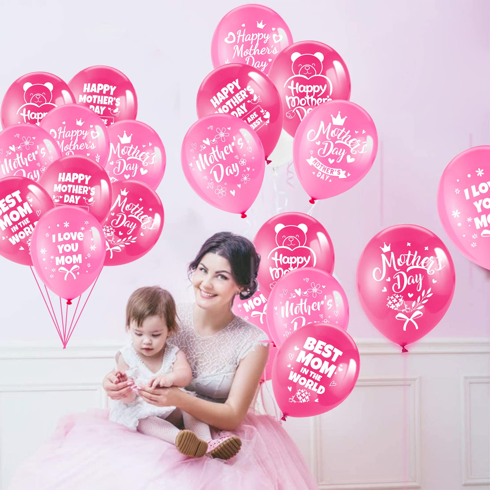 howaf-happy-mother-s-day-ballons-32-st-ck-rosa-12-zoll image 6