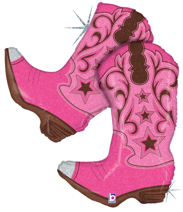 betallic-foil-balloons-pink-dancing-boots-folienballon-33 image 1