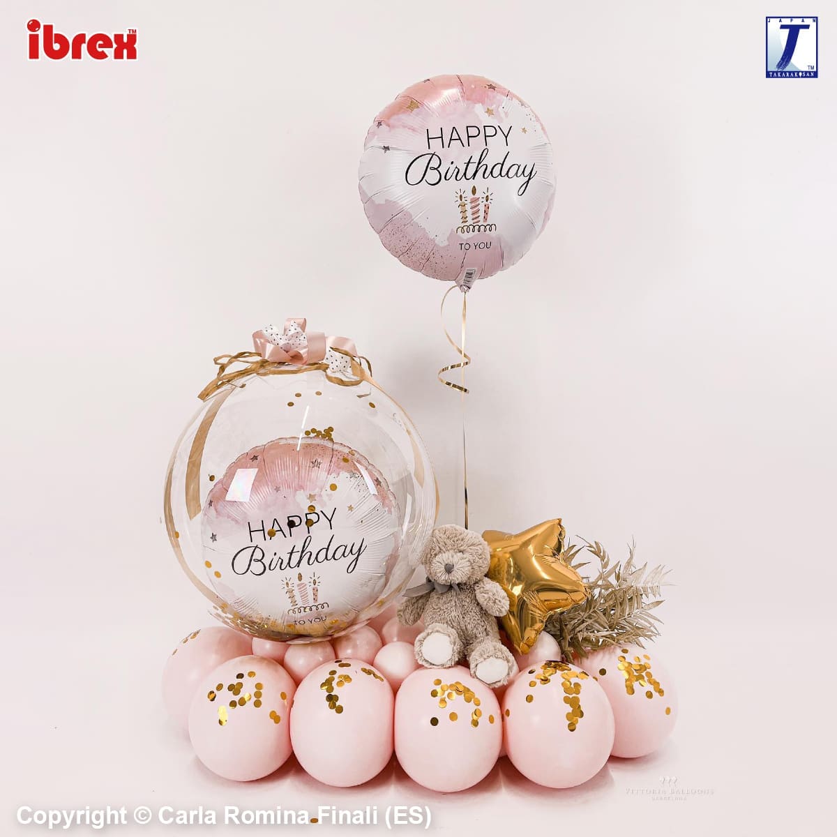 takara-ibrex-round-14-folienballon-happy-birthday-pink image 2