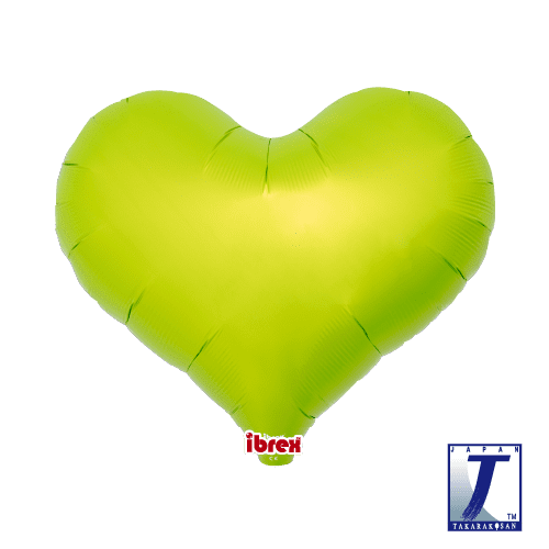 takara-ibrex-jelly-heart-14-luftballon-metallic-limettengr-n image 1