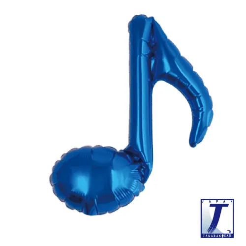 takara-ibrex-music-tone-9-zoll-folienballon-metallic-blau image 1
