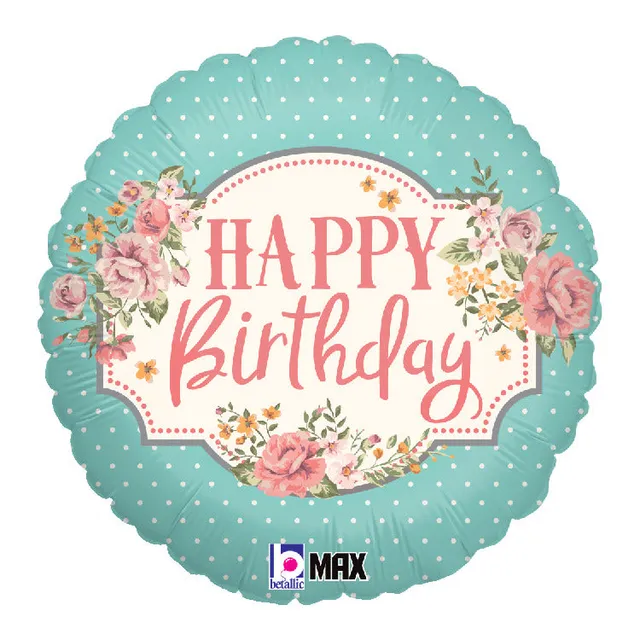 betallic-vintage-birthday-folienballon-18-retro-flach image 1