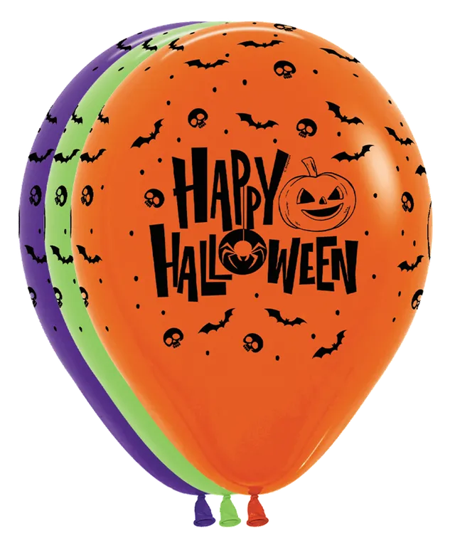 betallic-happy-halloween-night-latexballon-28-cm-50-stk image 1
