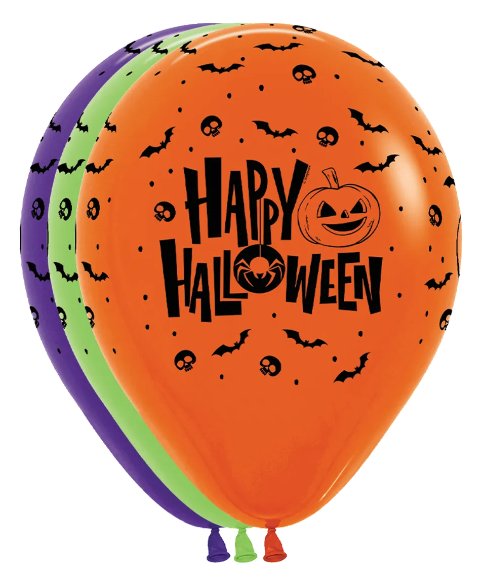 betallic-happy-halloween-night-latexballon-28-cm-50-stk image 1