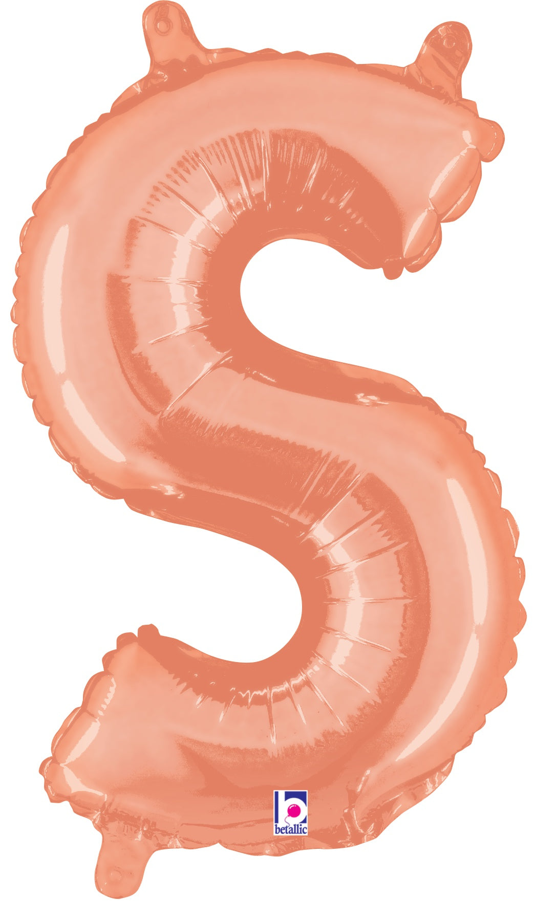 betallic-letter-s-folienballon-14-zoll-rose-gold image 2