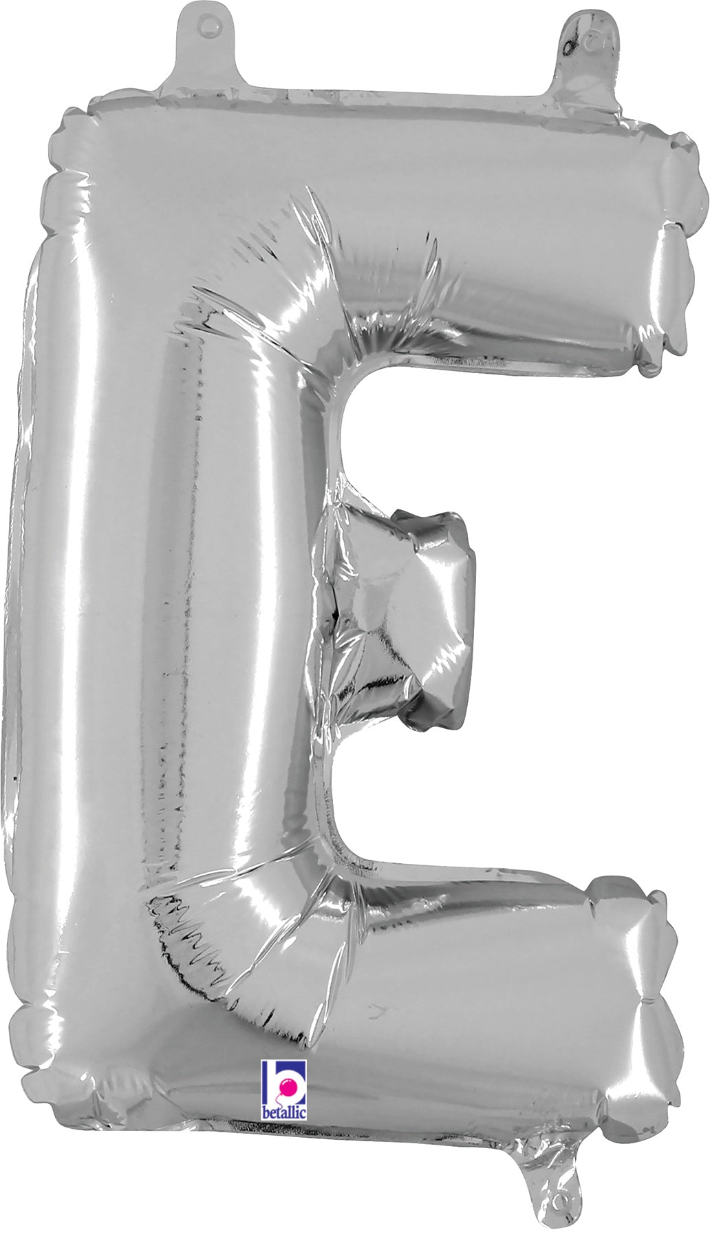 betallic-buchstabe-e-folienballon-34-silber-megaloon image 2