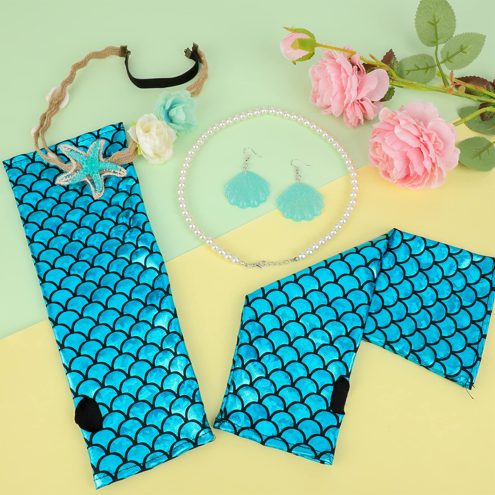 howaf-meerjungfrau-kost-m-accessoires-set-haarreif-4-teilig-damen image 7