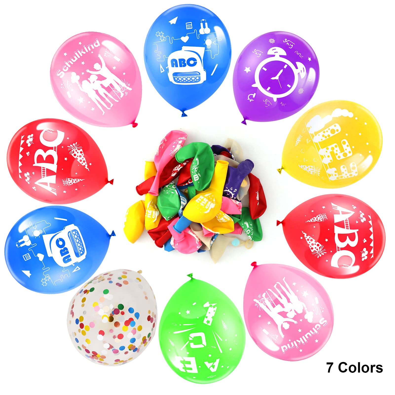 howaf-einschulung-luftballons-35-st-ck-abc-123-konfetti-latex image 3