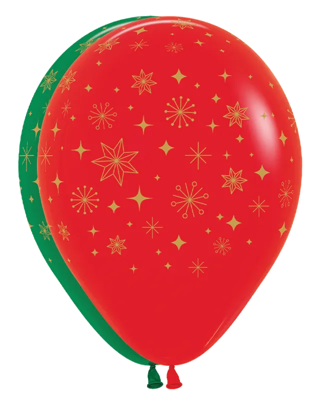 betallic-latexballon-golden-snowflakes-11-zoll-50-st-ck image 1