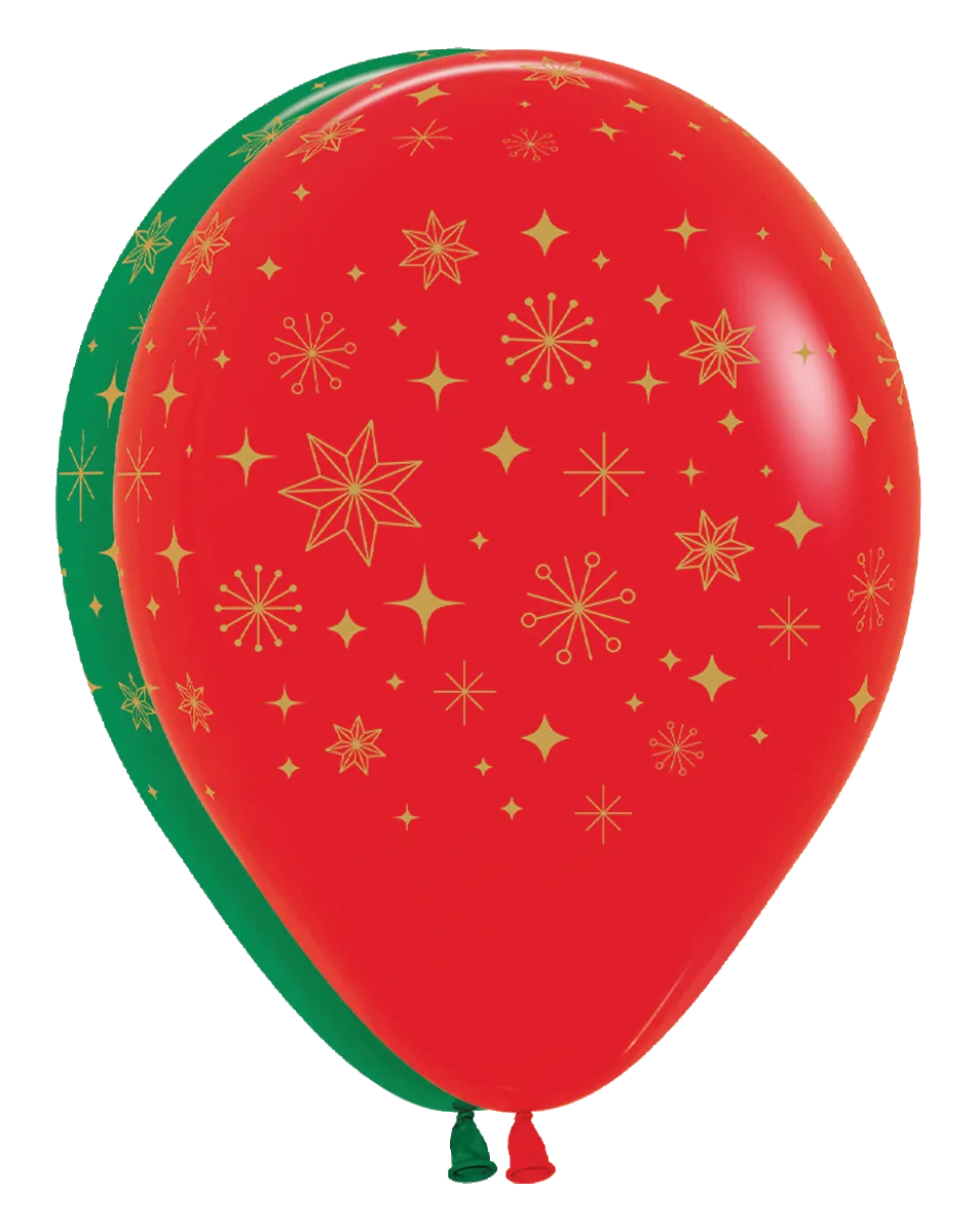 betallic-latexballon-golden-snowflakes-11-zoll-50-st-ck image 1