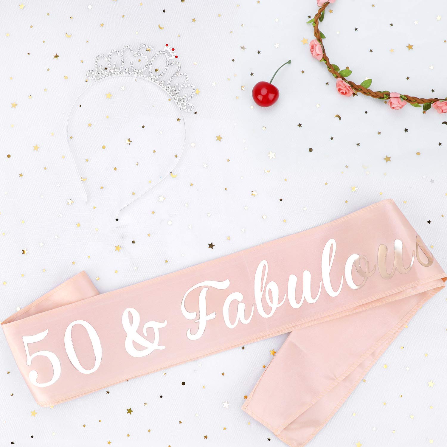 howaf-50-geburtstag-sch-rpe-und-tiara-ros-gold-fabulous image 5