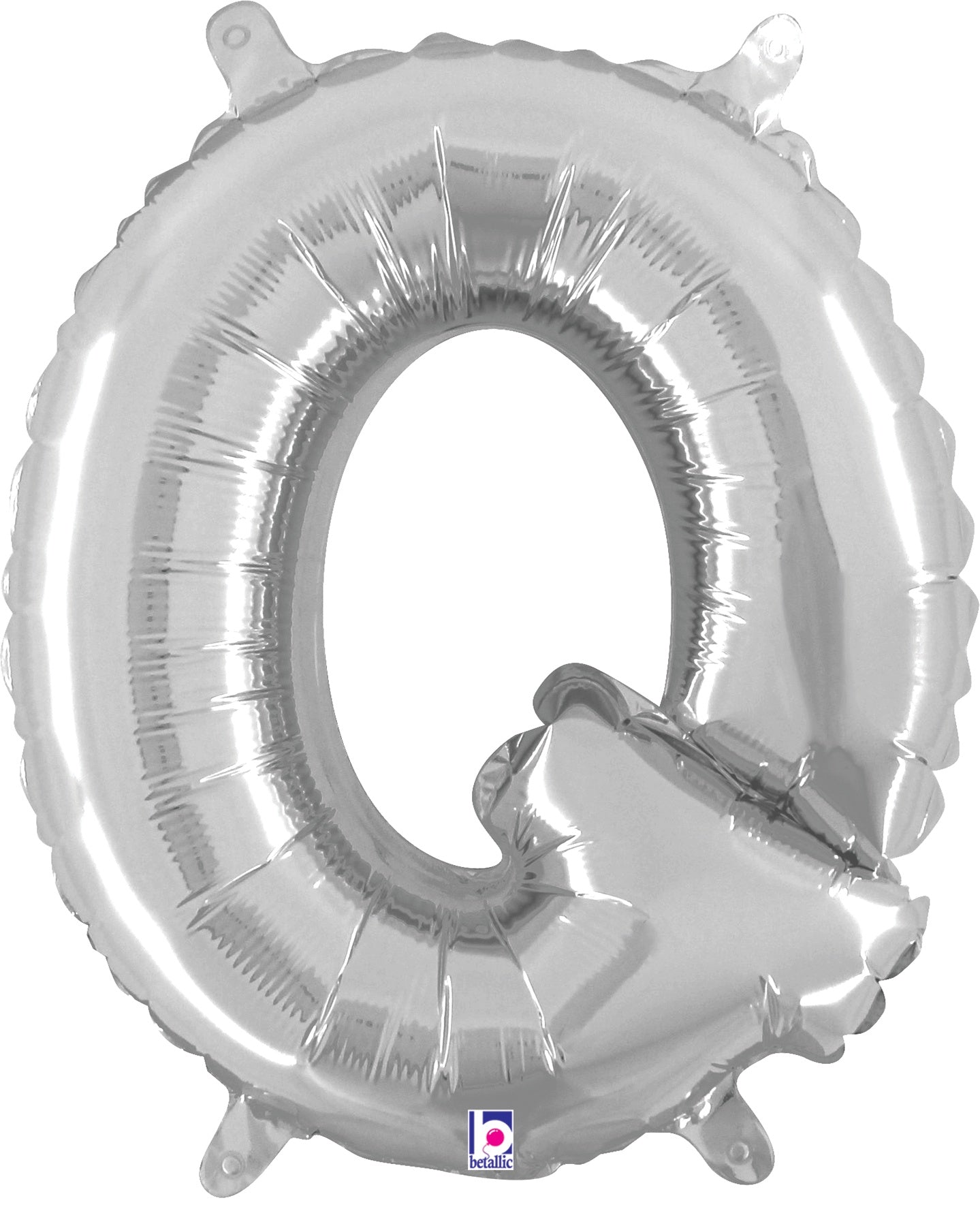 betallic-letter-q-silver-folienballon-14-silber image 2